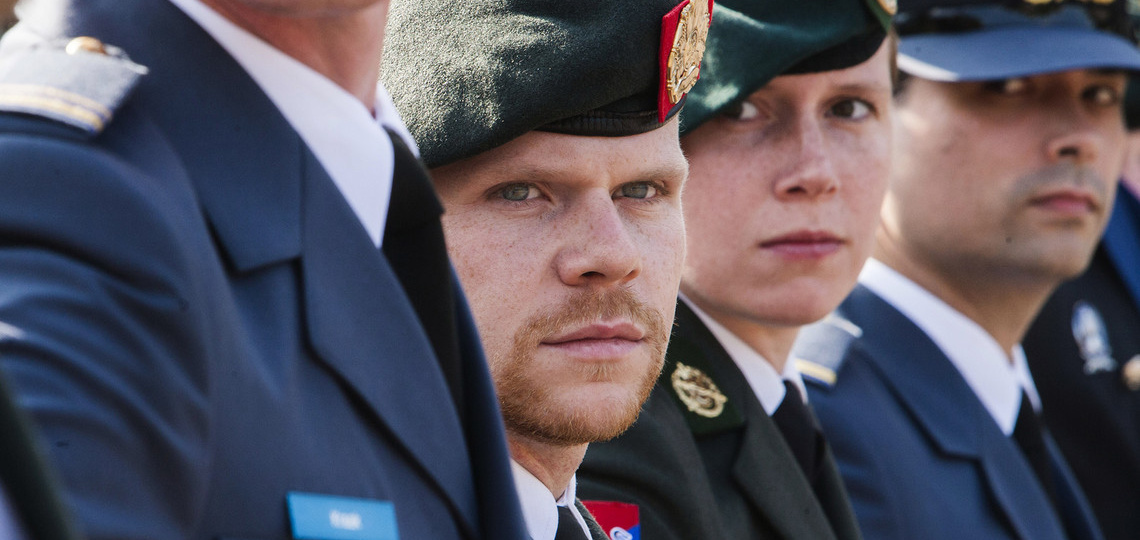 Militairen in formatie
